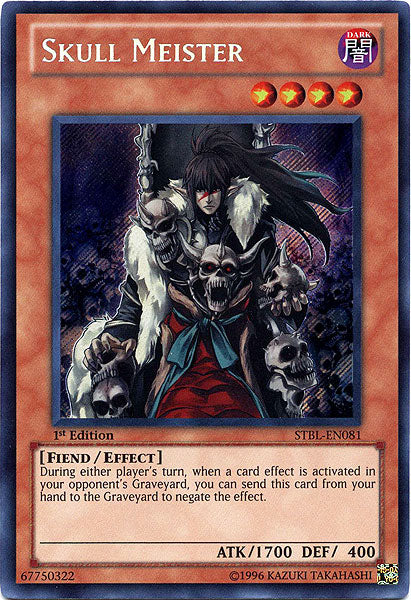 Skull Meister [STBL-EN081] Secret Rare | Jomio and Rueliete's Cards and Comics