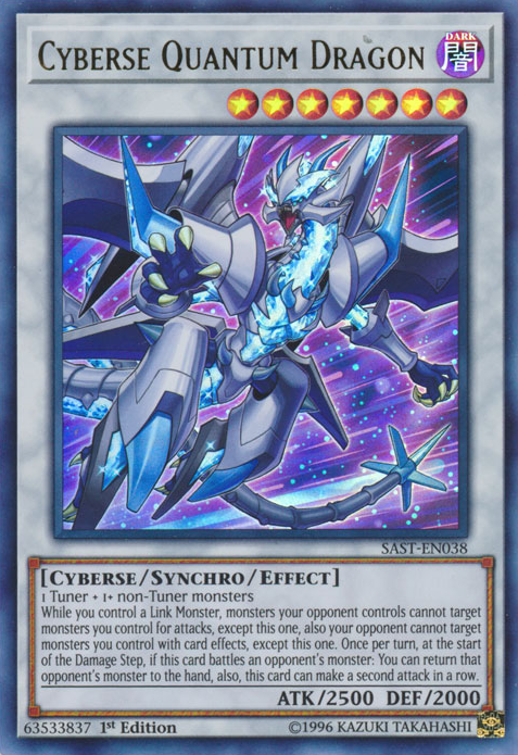 Cyberse Quantum Dragon [SAST-EN038] Ultra Rare | Jomio and Rueliete's Cards and Comics