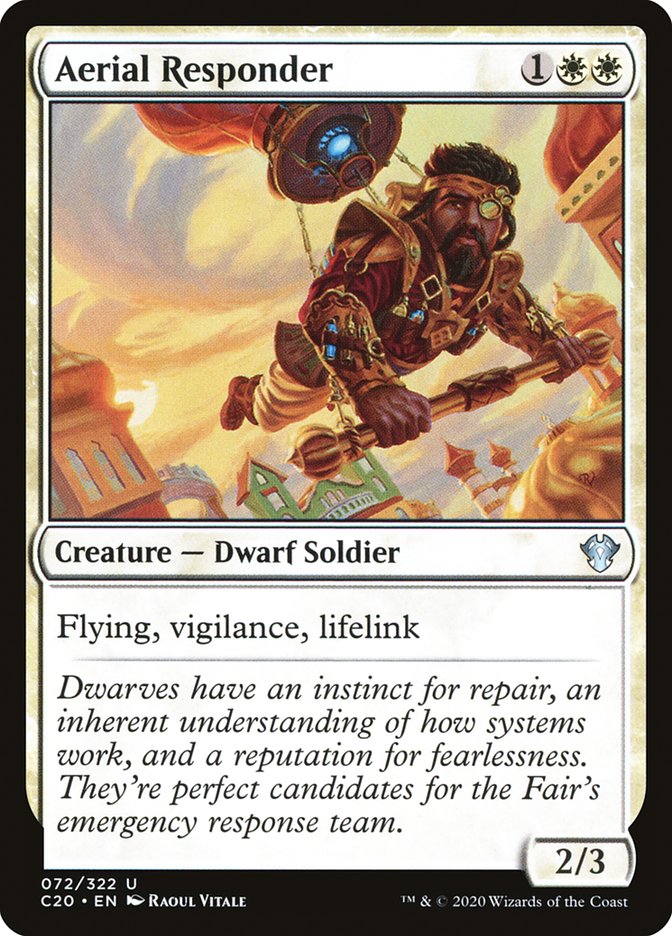 Aerial Responder [Commander 2020] | Jomio and Rueliete's Cards and Comics