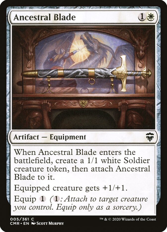Ancestral Blade [Commander Legends] | Jomio and Rueliete's Cards and Comics