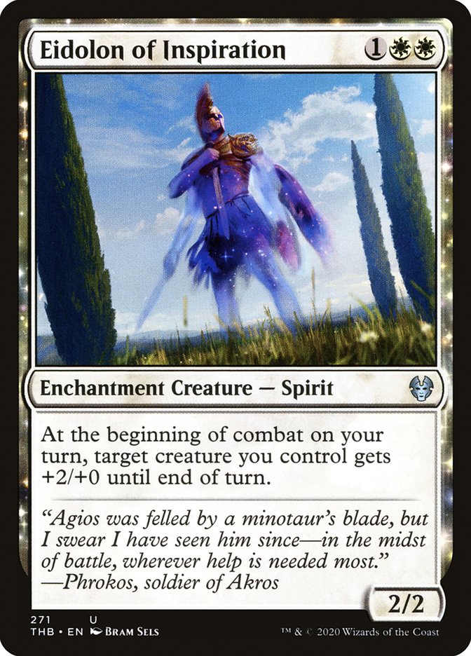 Eidolon of Inspiration [Theros Beyond Death] | Jomio and Rueliete's Cards and Comics