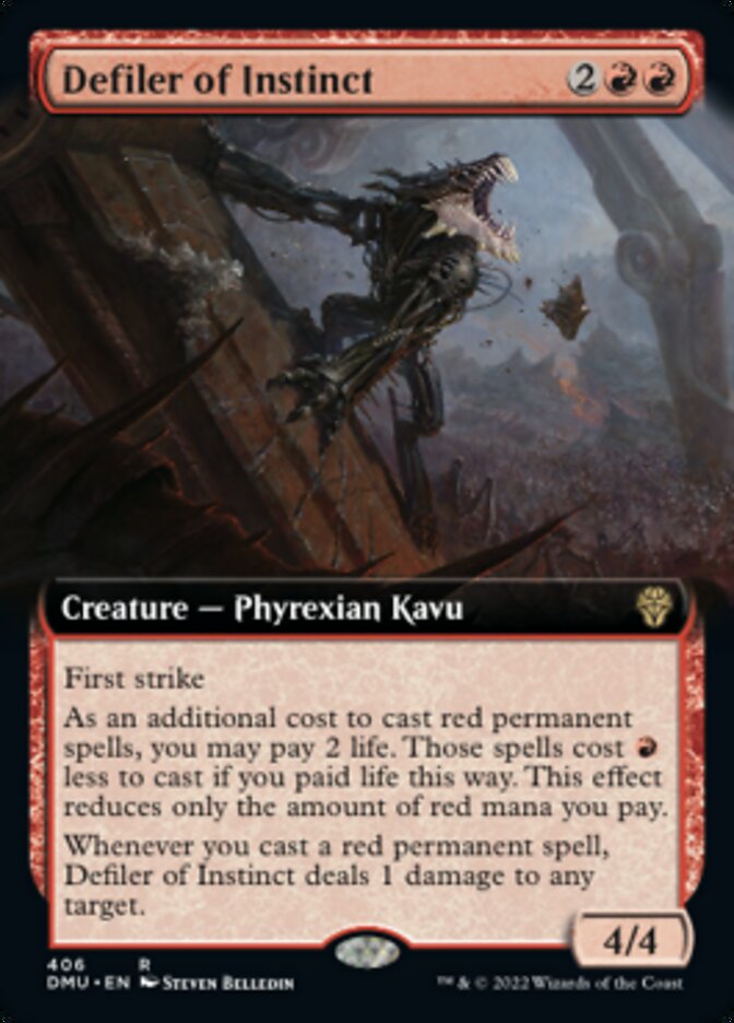 Defiler of Instinct (Extended Art) [Dominaria United] | Jomio and Rueliete's Cards and Comics