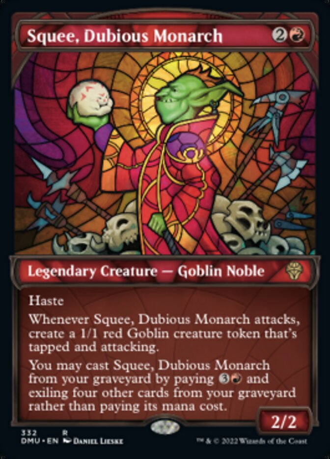 Squee, Dubious Monarch (Showcase Textured) [Dominaria United] | Jomio and Rueliete's Cards and Comics
