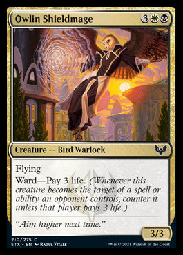 Owlin Shieldmage [Strixhaven: School of Mages] | Jomio and Rueliete's Cards and Comics