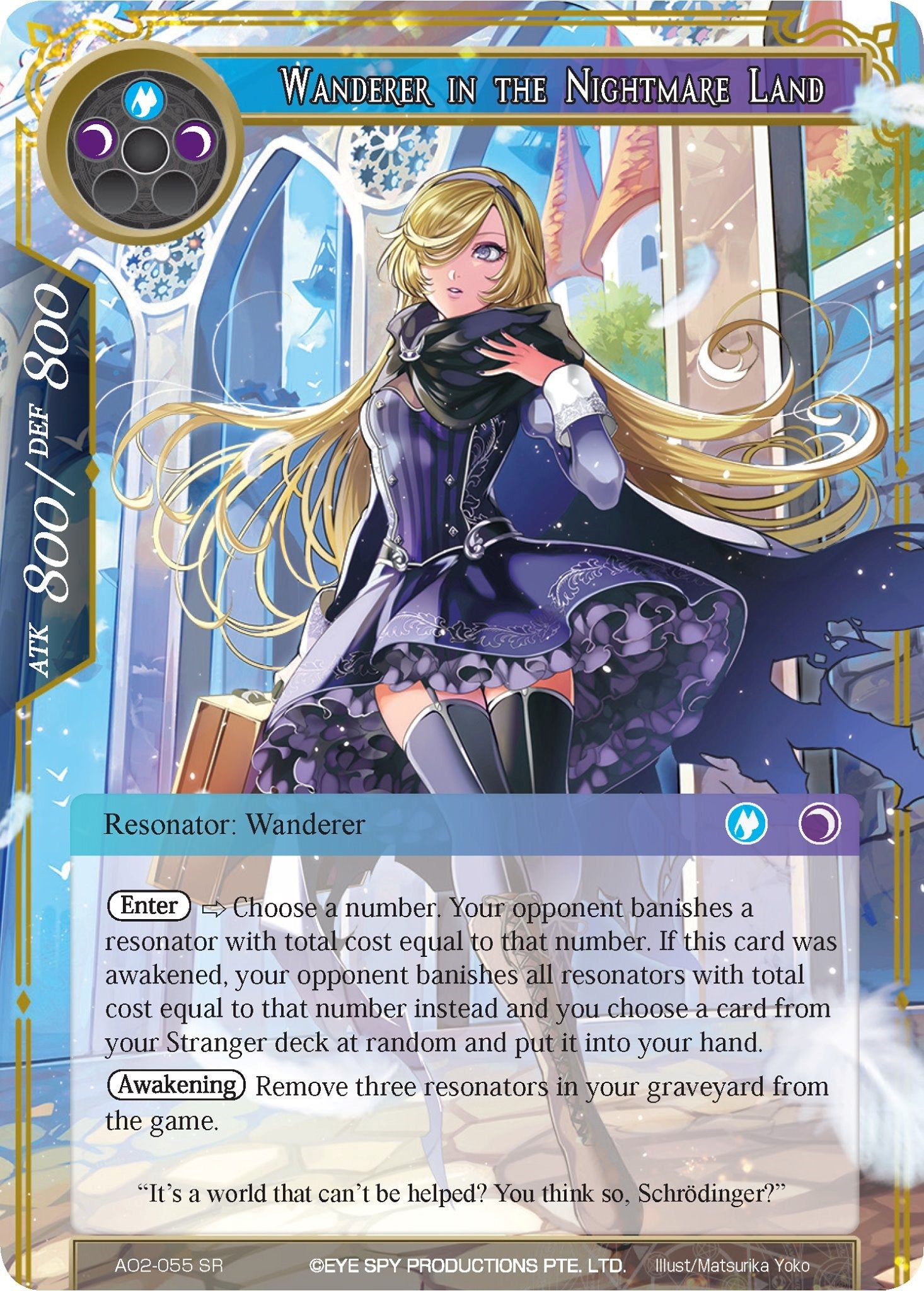Wanderer in the Nightmare Land (AO2-055) [Alice Origin II] | Jomio and Rueliete's Cards and Comics
