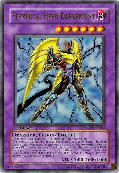 Elemental Hero Darkbright [TAEV-EN042] Ultra Rare | Jomio and Rueliete's Cards and Comics
