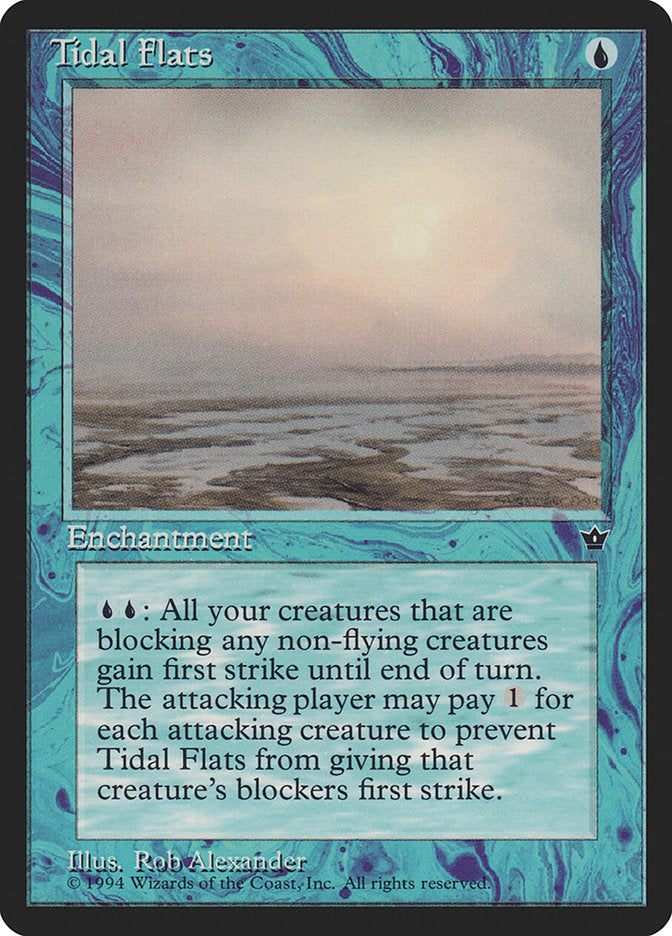 Tidal Flats (Sun Behind Fog) [Fallen Empires] | Jomio and Rueliete's Cards and Comics