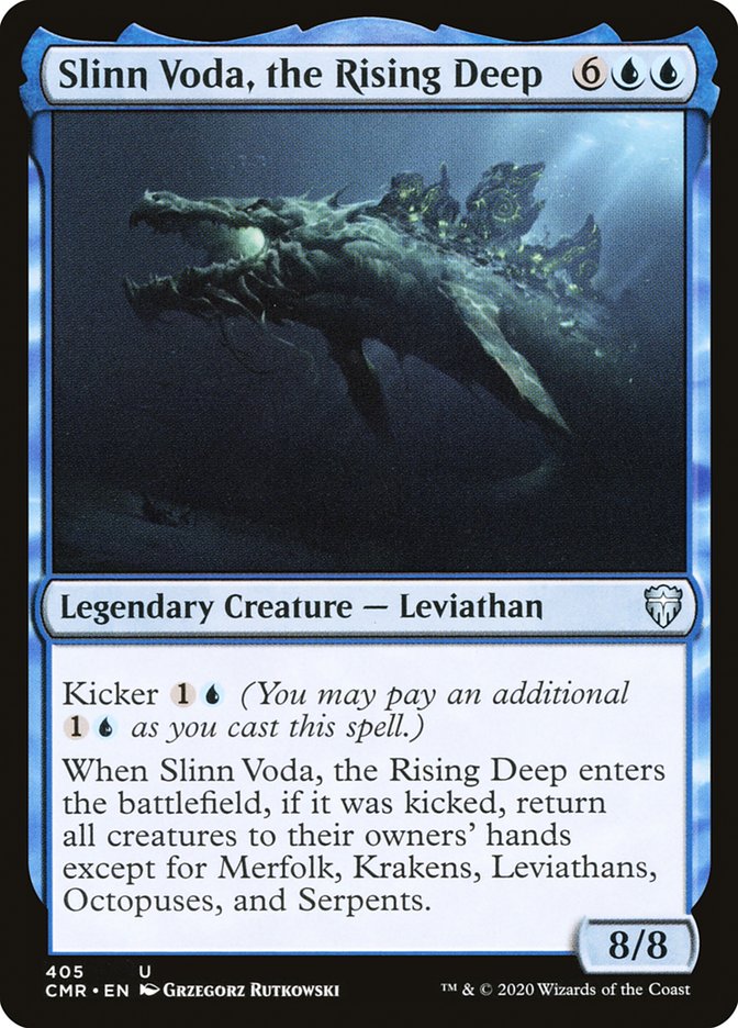 Slinn Voda, the Rising Deep [Commander Legends] | Jomio and Rueliete's Cards and Comics