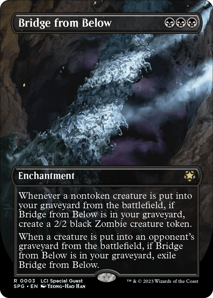 Bridge from Below (Borderless) [The Lost Caverns of Ixalan Special Guests] | Jomio and Rueliete's Cards and Comics