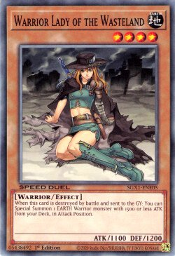 Warrior Lady of the Wasteland [SGX1-ENE05] Common | Jomio and Rueliete's Cards and Comics