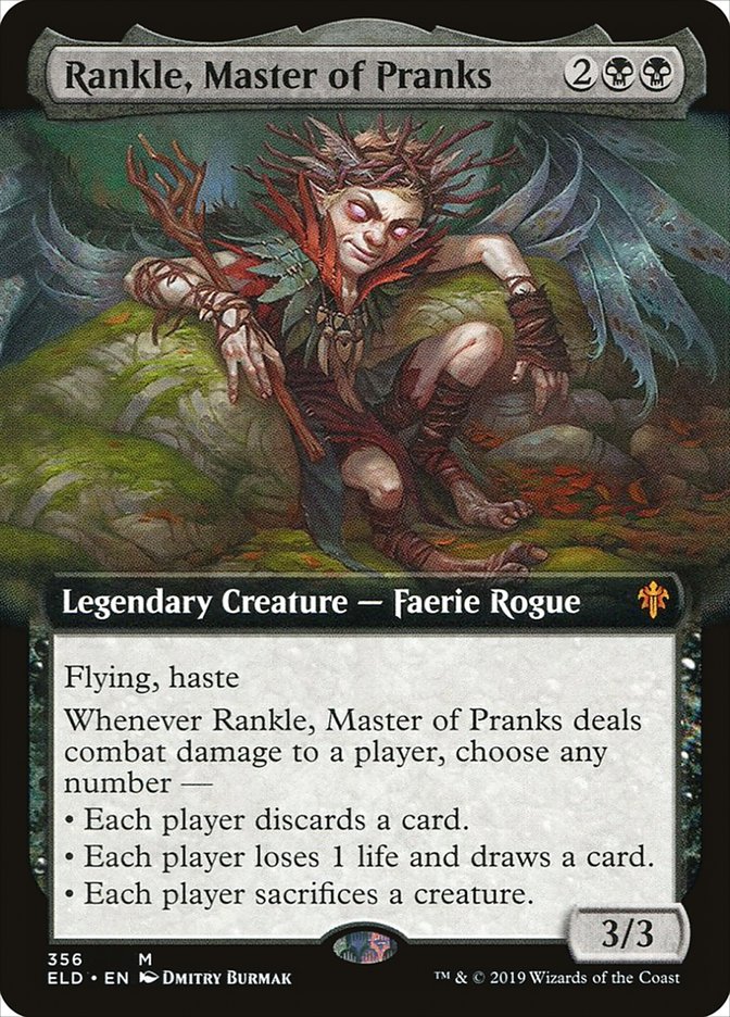 Rankle, Master of Pranks (Extended Art) [Throne of Eldraine] | Jomio and Rueliete's Cards and Comics