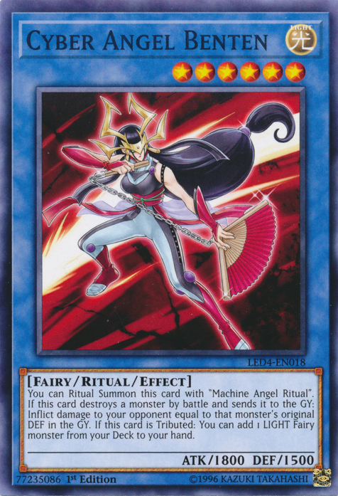 Cyber Angel Benten [LED4-EN018] Common | Jomio and Rueliete's Cards and Comics