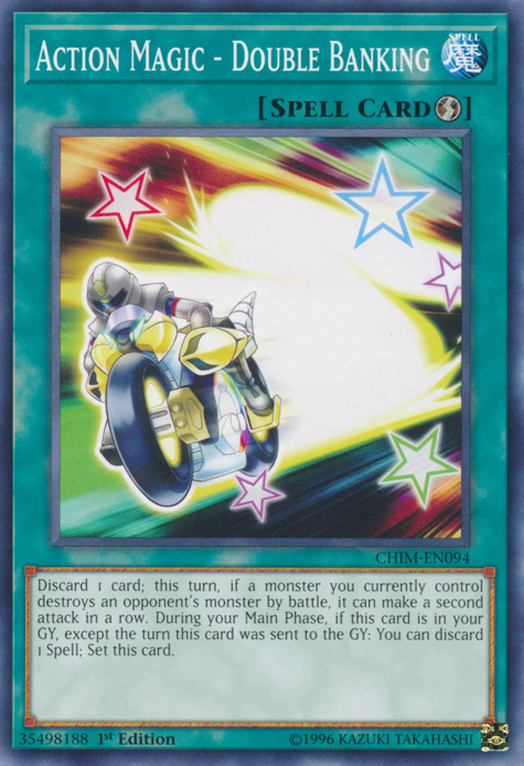 Action Magic - Double Banking [CHIM-EN094] Common | Jomio and Rueliete's Cards and Comics