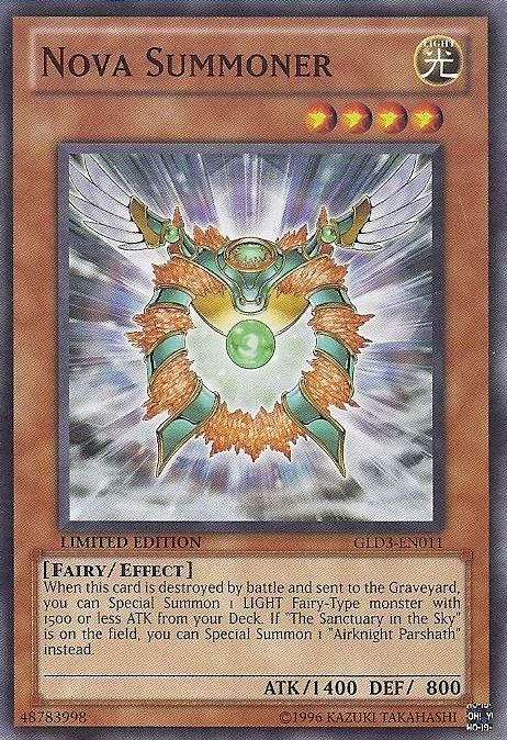 Nova Summoner [GLD3-EN011] Common | Jomio and Rueliete's Cards and Comics