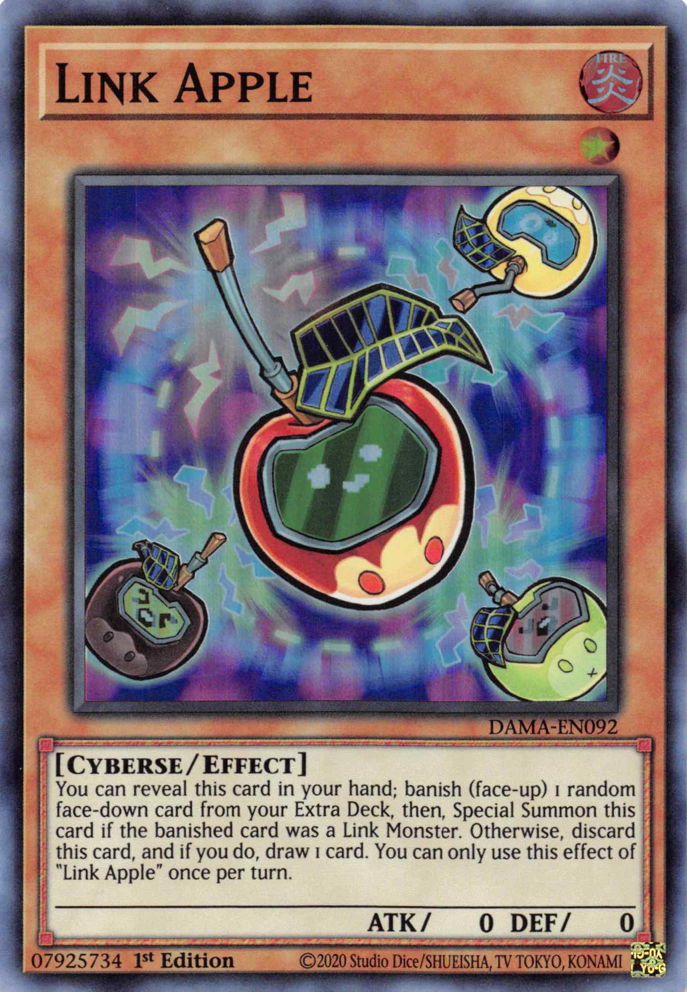 Link Apple [DAMA-EN092] Super Rare | Jomio and Rueliete's Cards and Comics