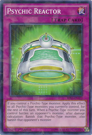 Psychic Reactor (Shatterfoil) [BP03-EN222] Common | Jomio and Rueliete's Cards and Comics