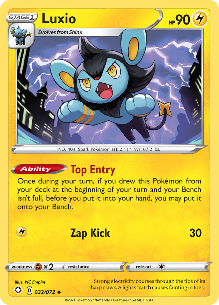 Luxio (032/072) [Sword & Shield: Shining Fates] | Jomio and Rueliete's Cards and Comics