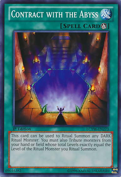 Contract with the Abyss [LCYW-EN273] Common | Jomio and Rueliete's Cards and Comics