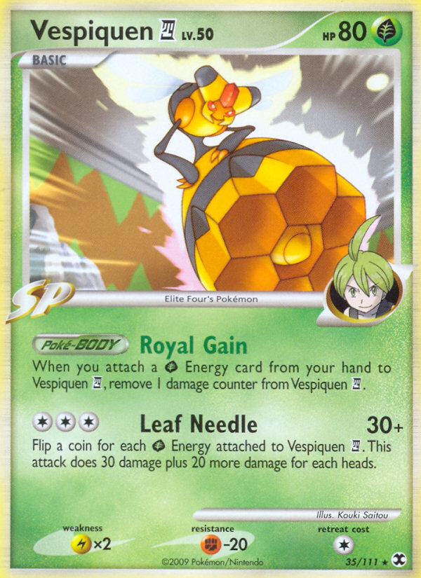 Vespiquen (35/111) [Platinum: Rising Rivals] | Jomio and Rueliete's Cards and Comics