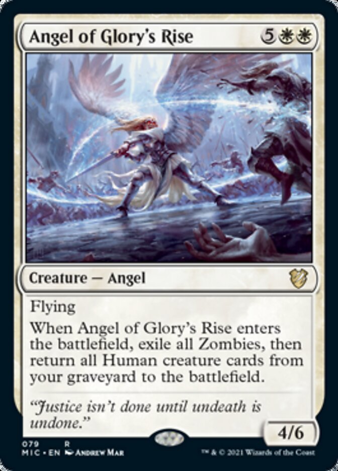 Angel of Glory's Rise [Innistrad: Midnight Hunt Commander] | Jomio and Rueliete's Cards and Comics