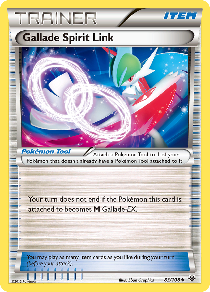 Gallade Spirit Link (83/108) [XY: Roaring Skies] | Jomio and Rueliete's Cards and Comics