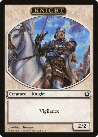 Knight Token [Return to Ravnica Tokens] | Jomio and Rueliete's Cards and Comics