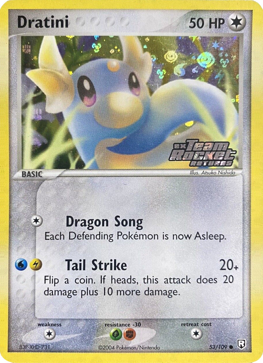 Dratini (53/109) (Stamped) [EX: Team Rocket Returns] | Jomio and Rueliete's Cards and Comics