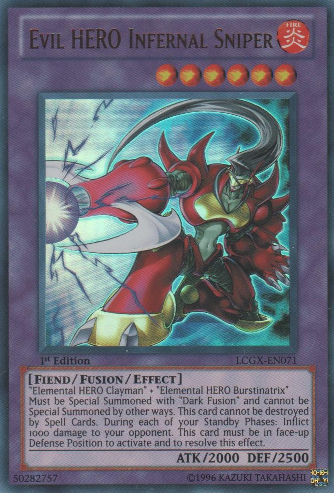 Evil HERO Infernal Sniper [LCGX-EN071] Ultra Rare | Jomio and Rueliete's Cards and Comics