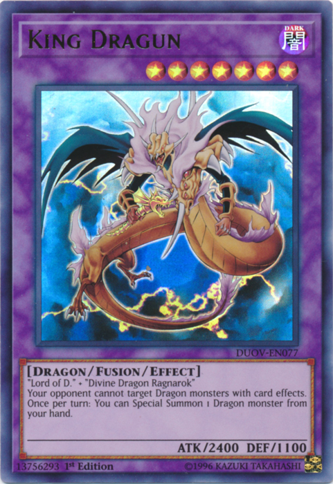King Dragun [DUOV-EN077] Ultra Rare | Jomio and Rueliete's Cards and Comics
