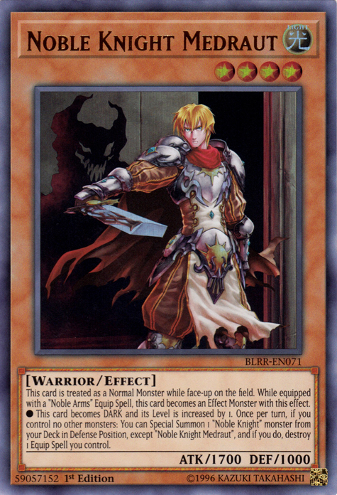 Noble Knight Medraut [BLRR-EN071] Ultra Rare | Jomio and Rueliete's Cards and Comics