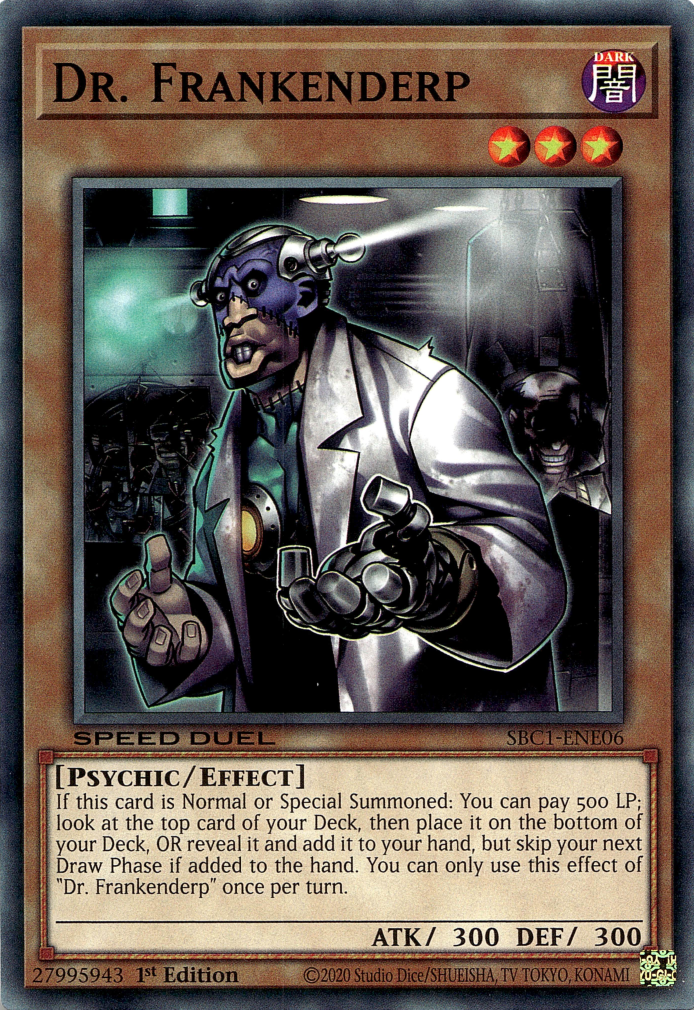 Dr. Frankenderp [SBC1-ENE06] Common | Jomio and Rueliete's Cards and Comics