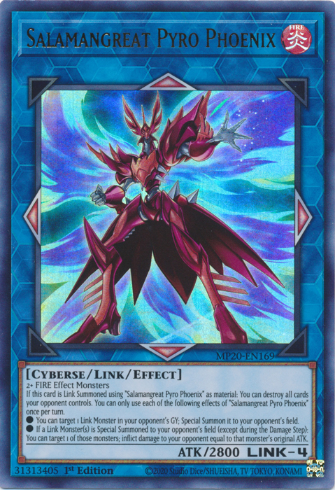 Salamangreat Pyro Phoenix [MP20-EN169] Ultra Rare | Jomio and Rueliete's Cards and Comics