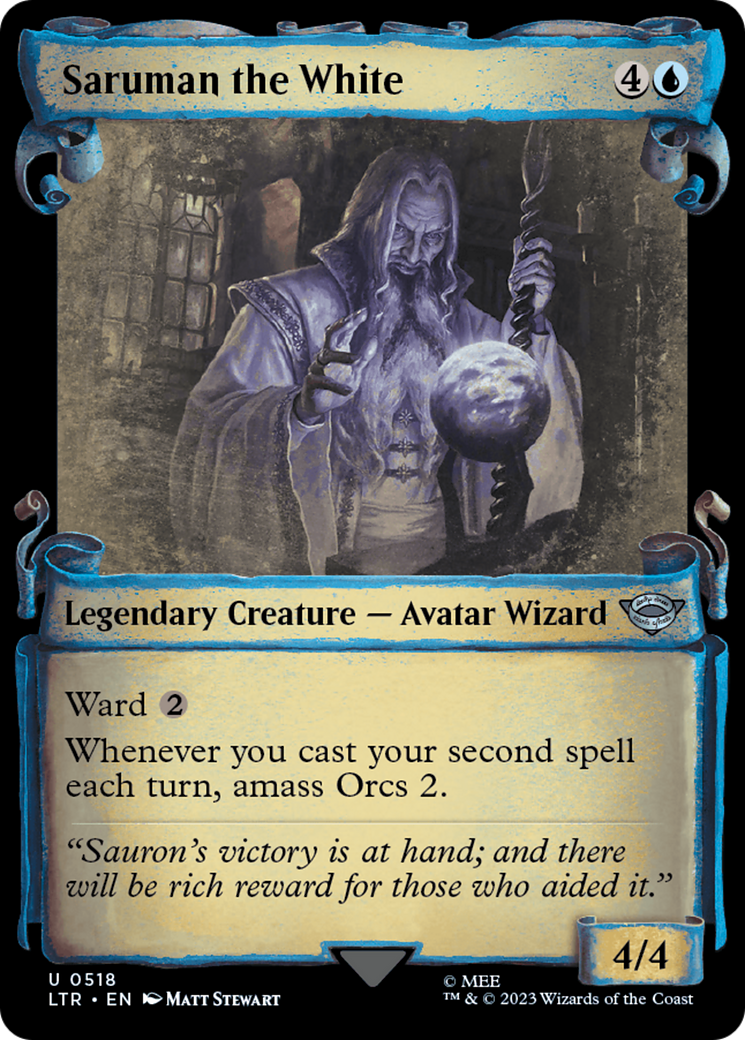 Saruman the White [The Lord of the Rings: Tales of Middle-Earth Showcase Scrolls] | Jomio and Rueliete's Cards and Comics