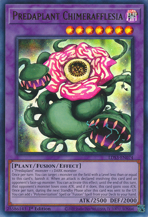 Predaplant Chimerafflesia [LDS3-EN074] Ultra Rare | Jomio and Rueliete's Cards and Comics