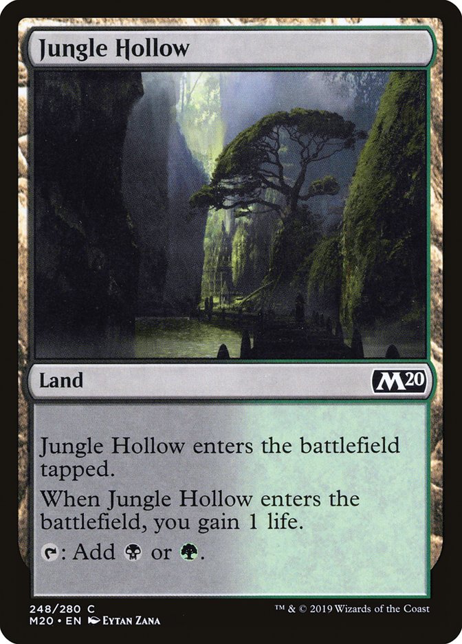 Jungle Hollow [Core Set 2020] | Jomio and Rueliete's Cards and Comics