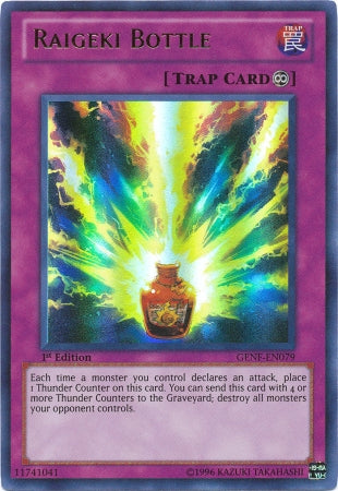 Raigeki Bottle [GENF-EN079] Ultra Rare | Jomio and Rueliete's Cards and Comics