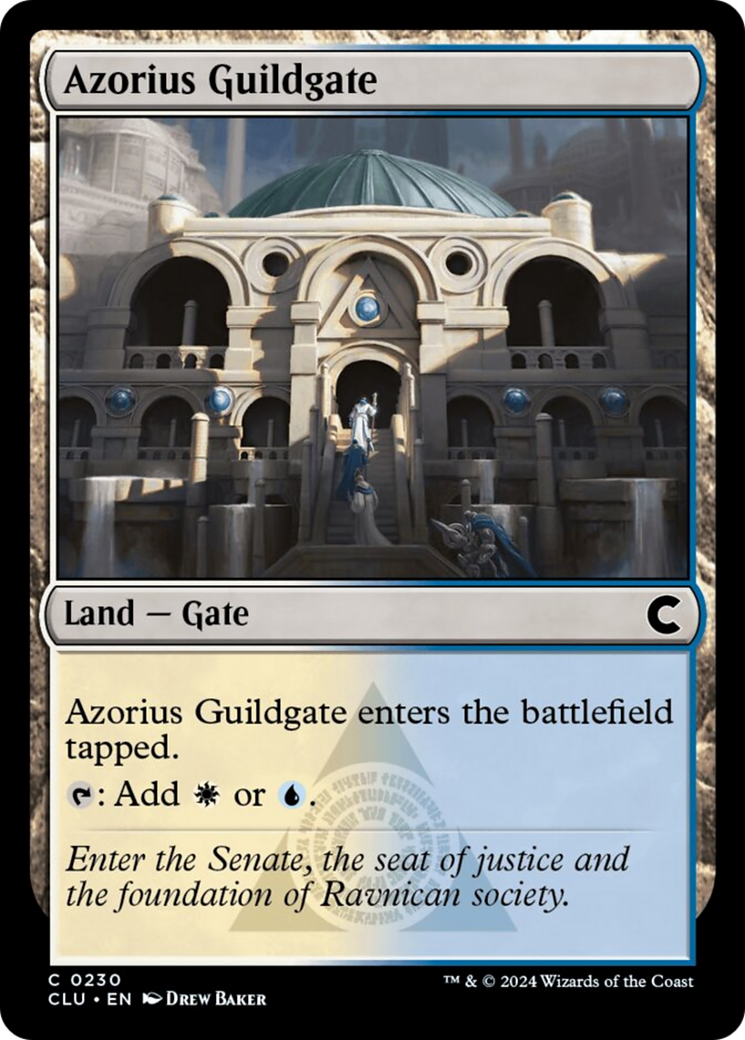 Azorius Guildgate [Ravnica: Clue Edition] | Jomio and Rueliete's Cards and Comics