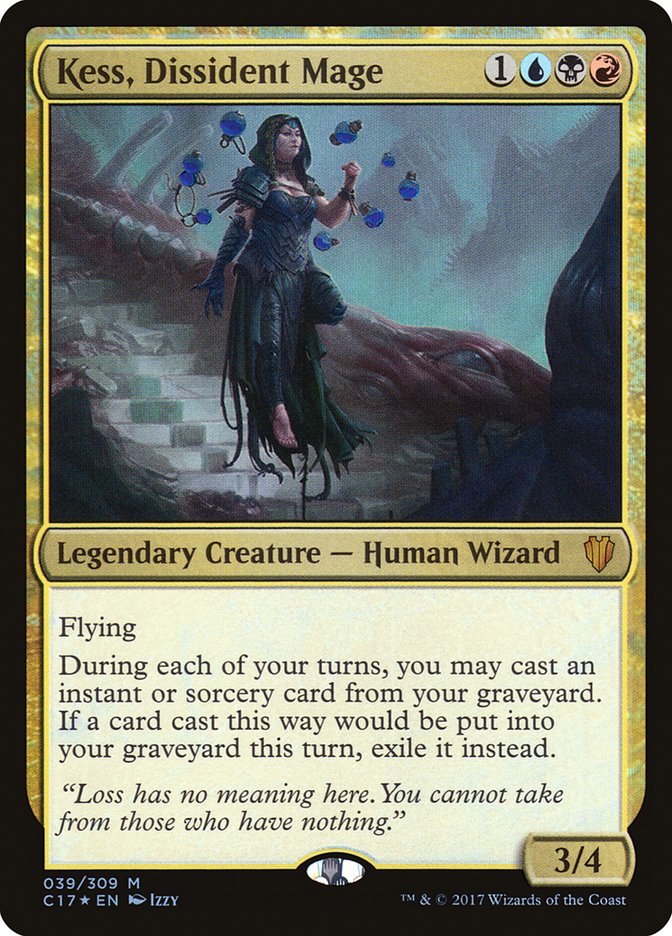 Kess, Dissident Mage [Commander 2017] | Jomio and Rueliete's Cards and Comics
