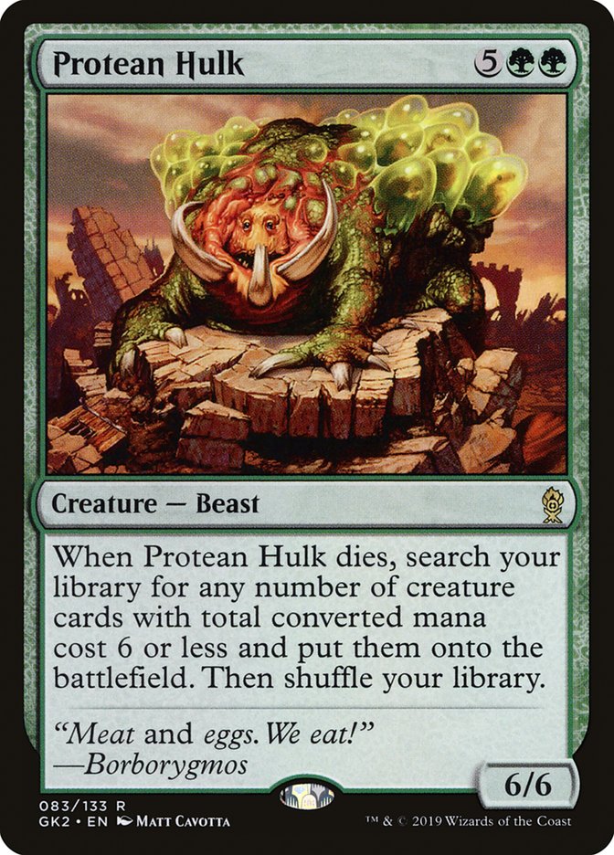 Protean Hulk [Ravnica Allegiance Guild Kit] | Jomio and Rueliete's Cards and Comics