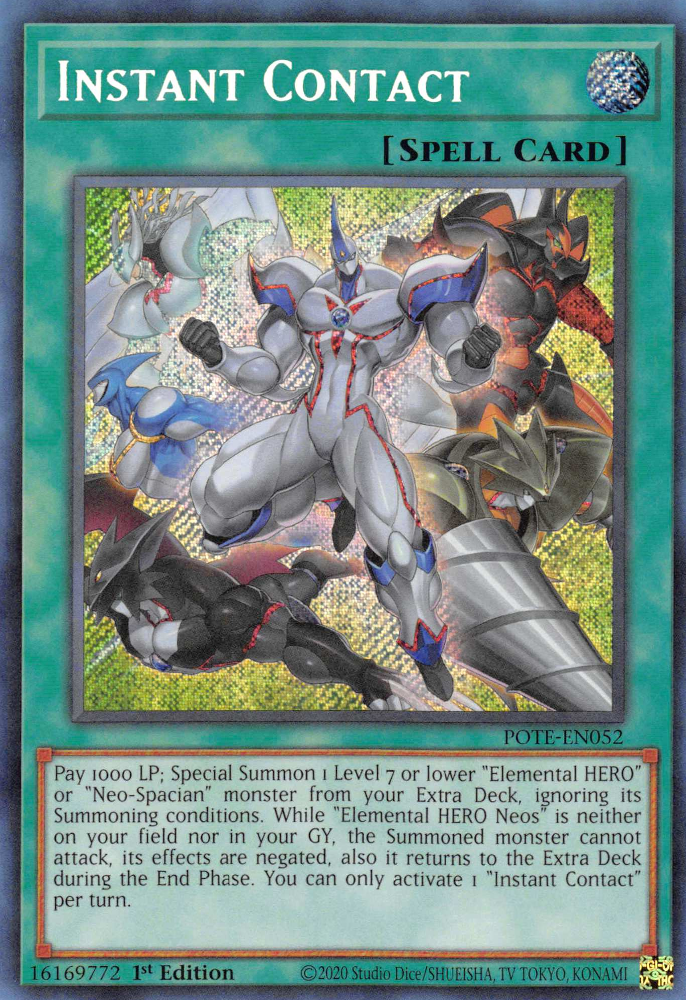 Instant Contact [POTE-EN052] Secret Rare | Jomio and Rueliete's Cards and Comics