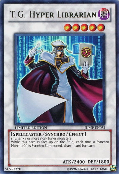 T.G. Hyper Librarian [JUMP-EN051] Ultra Rare | Jomio and Rueliete's Cards and Comics