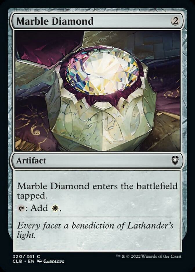 Marble Diamond [Commander Legends: Battle for Baldur's Gate] | Jomio and Rueliete's Cards and Comics