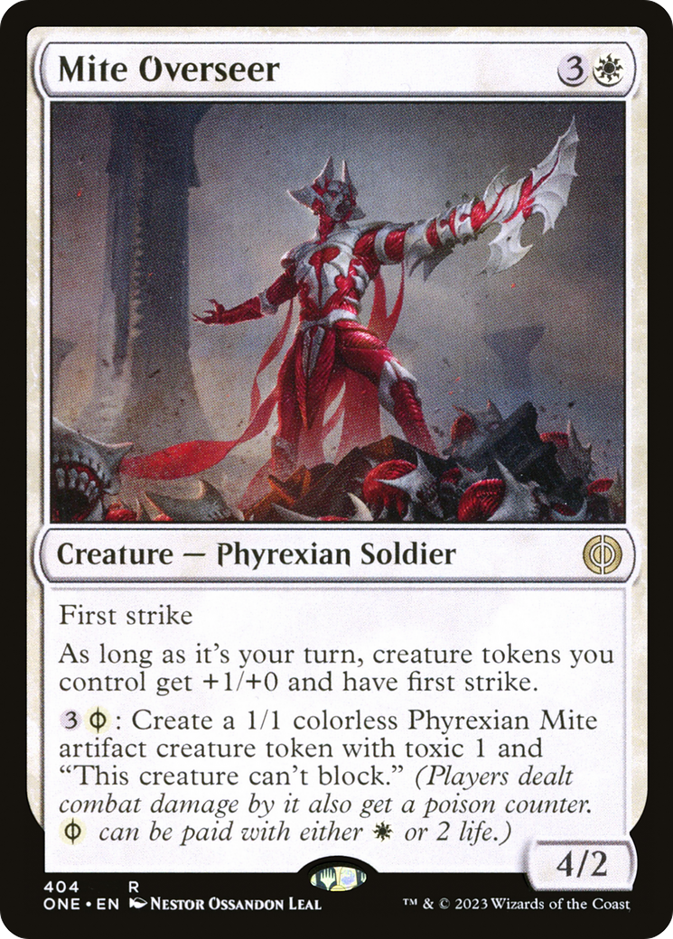 Mite Overseer [Phyrexia: All Will Be One] | Jomio and Rueliete's Cards and Comics