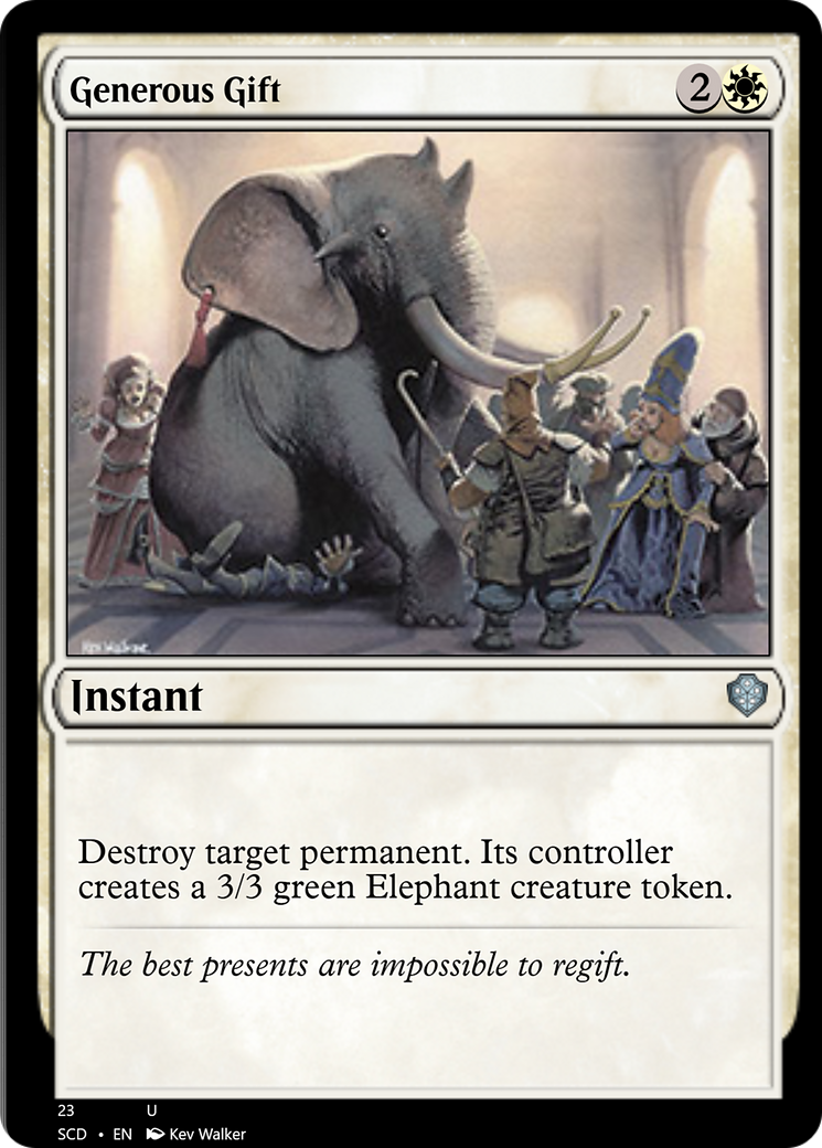Generous Gift [Starter Commander Decks] | Jomio and Rueliete's Cards and Comics