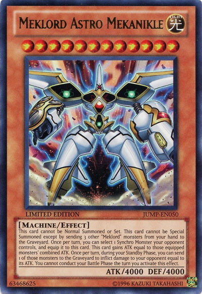 Meklord Astro Mekanikle [JUMP-EN050] Ultra Rare | Jomio and Rueliete's Cards and Comics