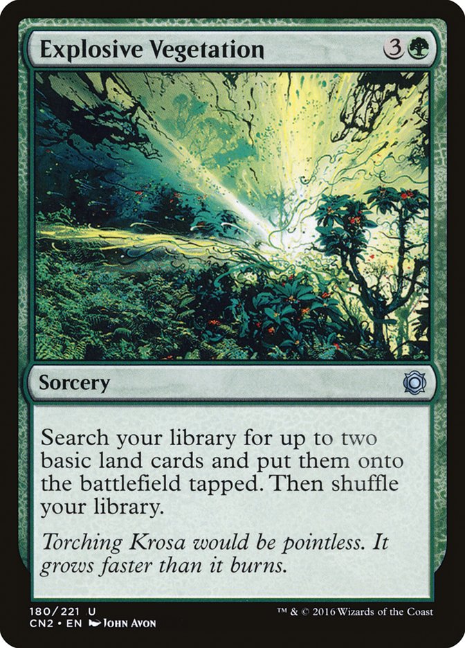 Explosive Vegetation [Conspiracy: Take the Crown] | Jomio and Rueliete's Cards and Comics