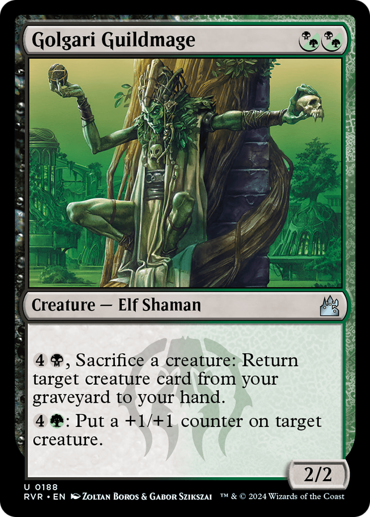 Golgari Guildmage [Ravnica Remastered] | Jomio and Rueliete's Cards and Comics