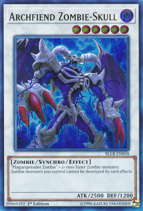 Archfiend Zombie-Skull [BLLR-EN058] Ultra Rare | Jomio and Rueliete's Cards and Comics
