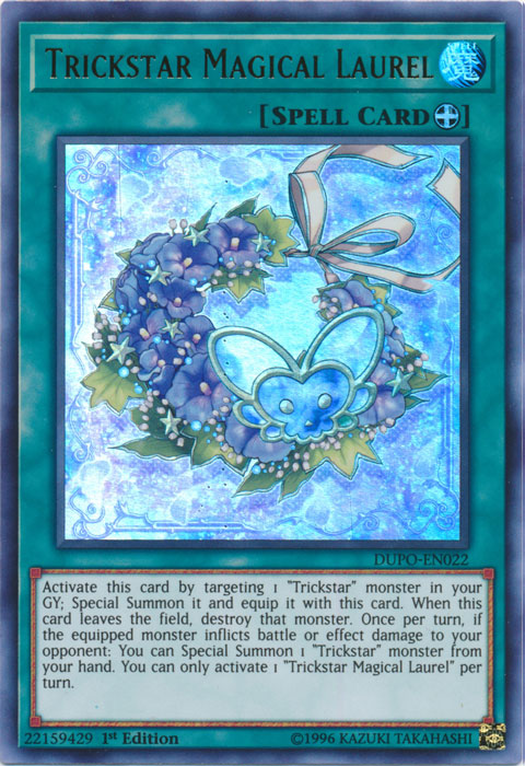 Trickstar Magical Laurel [DUPO-EN022] Ultra Rare | Jomio and Rueliete's Cards and Comics
