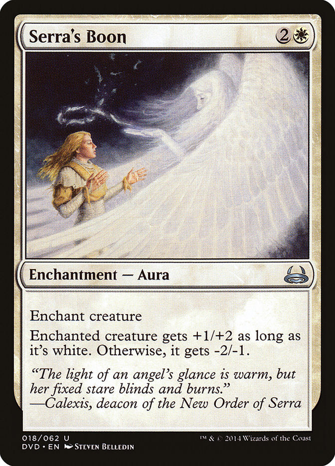 Serra's Boon (Divine vs. Demonic) [Duel Decks Anthology] | Jomio and Rueliete's Cards and Comics